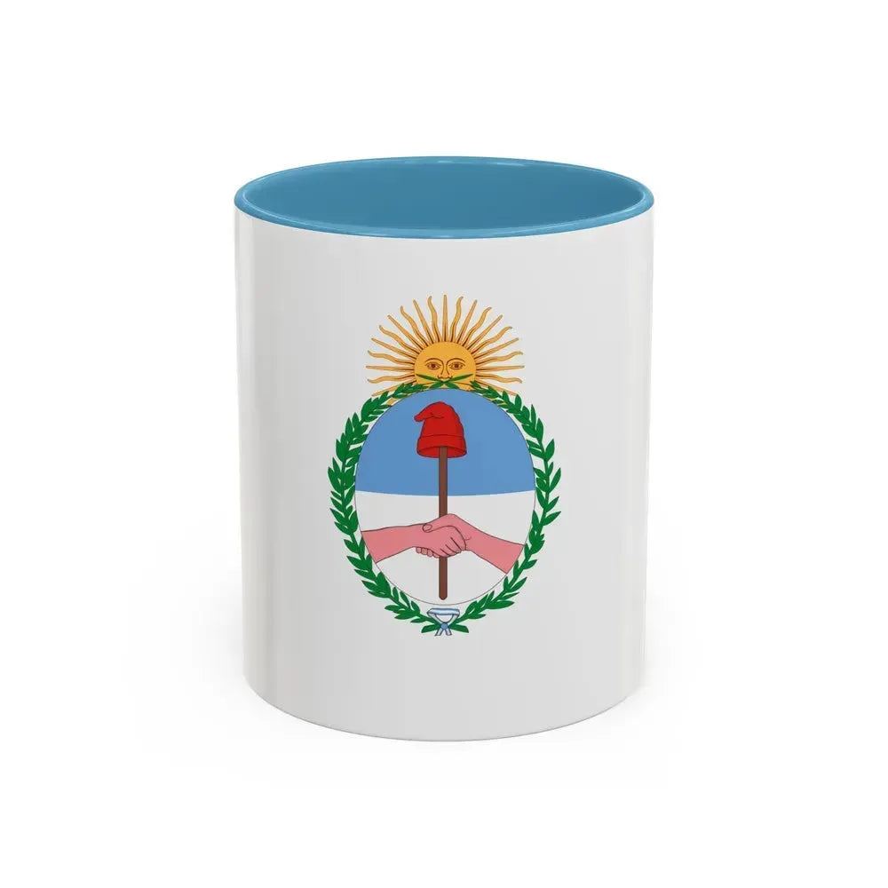 Flag of Jujuy Province Argentina - Accent Coffee Mug 11oz Light Blue - Go Mug Yourself