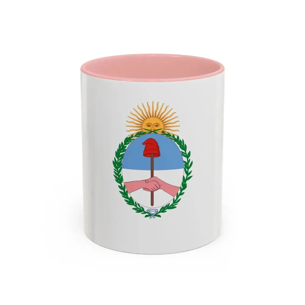 Flag of Jujuy Province Argentina - Accent Coffee Mug 11oz Pink - Go Mug Yourself