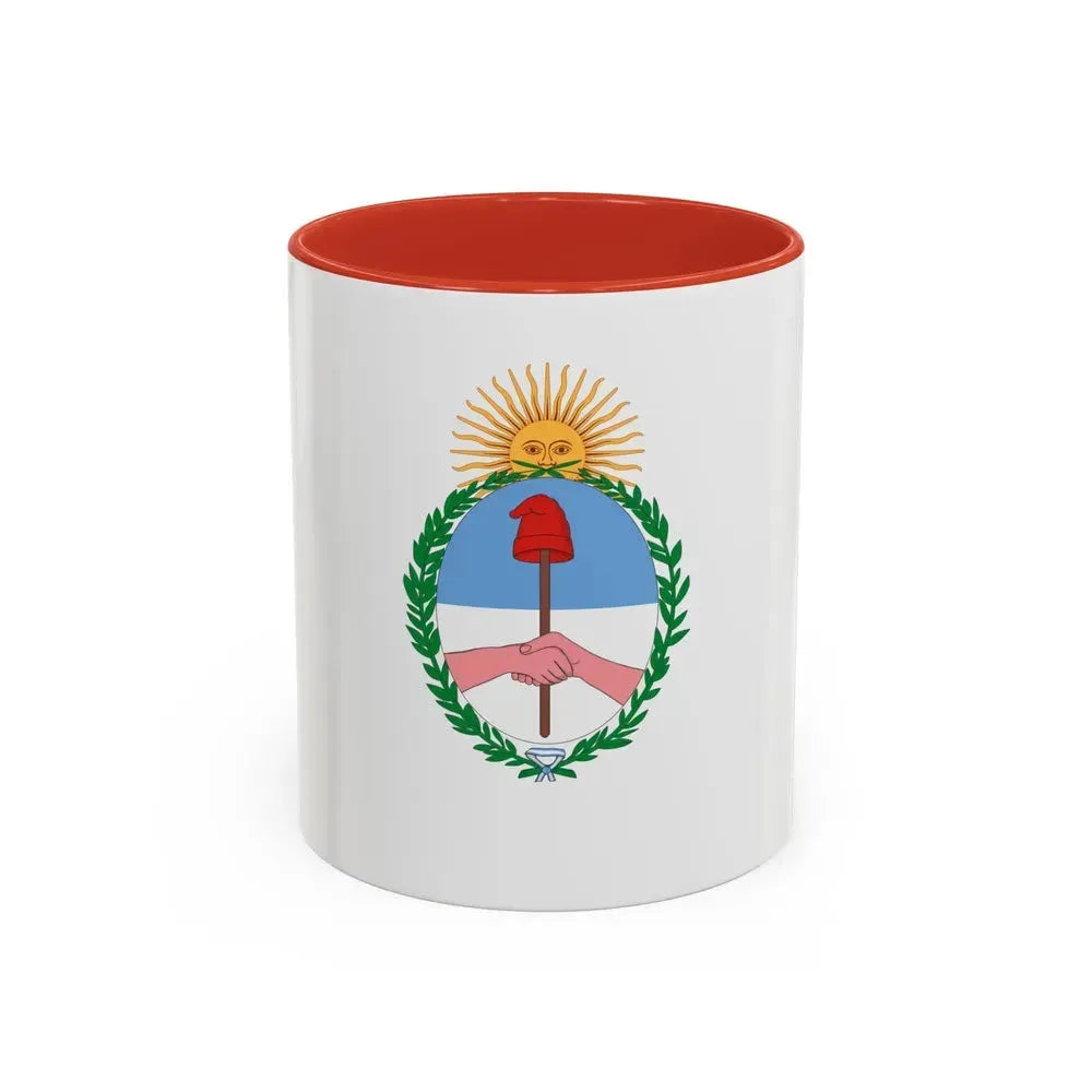 Flag of Jujuy Province Argentina - Accent Coffee Mug 11oz Red - Go Mug Yourself