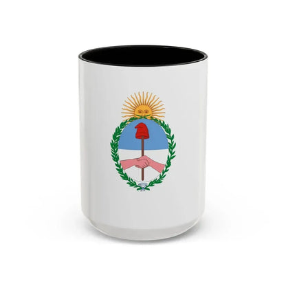 Flag of Jujuy Province Argentina - Accent Coffee Mug 15oz Black - Go Mug Yourself