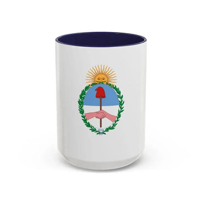 Flag of Jujuy Province Argentina - Accent Coffee Mug 15oz Navy - Go Mug Yourself