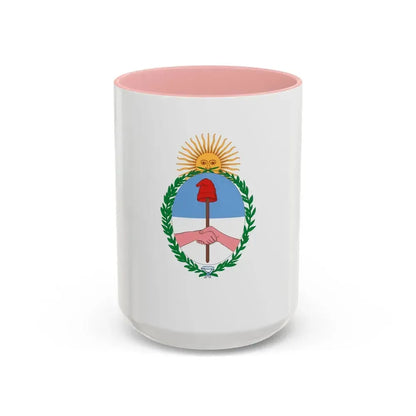 Flag of Jujuy Province Argentina - Accent Coffee Mug 15oz Pink - Go Mug Yourself