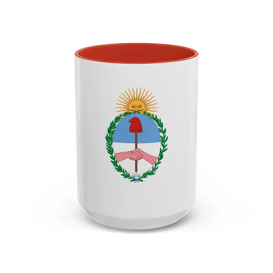 Flag of Jujuy Province Argentina - Accent Coffee Mug 15oz Red - Go Mug Yourself