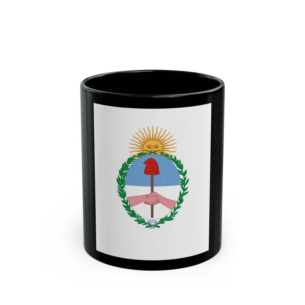 Flag of Jujuy Province Argentina - Black Coffee Mug-11oz-Go Mug Yourself