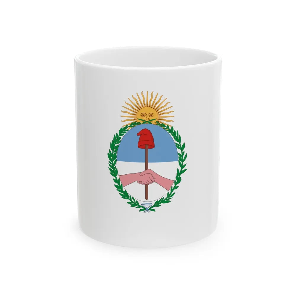 Flag of Jujuy Province Argentina - White Coffee Mug-11oz-Go Mug Yourself