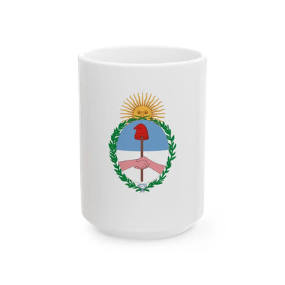 Flag of Jujuy Province Argentina - White Coffee Mug-15oz-Go Mug Yourself