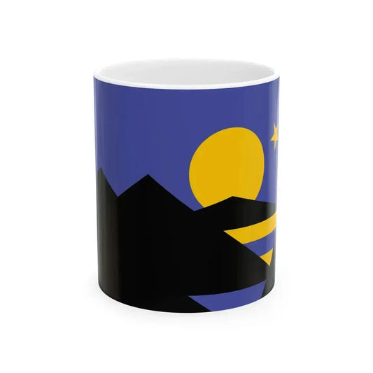 Flag of Julian California (United States) White Coffee Mug 11oz - Go Mug Yourself
