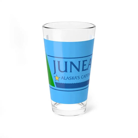 Flag of Juneau Alaska (United States) Pint Glass 16oz 16oz - Go Mug Yourself