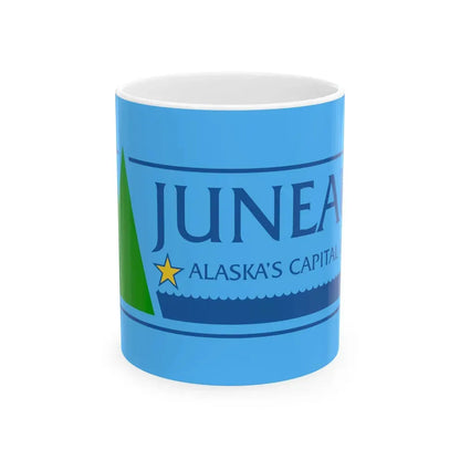 Flag of Juneau Alaska (United States) White Coffee Mug 11oz - Go Mug Yourself