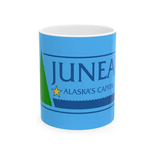 Flag of Juneau Alaska (United States) White Coffee Mug 11oz - Go Mug Yourself