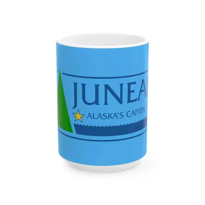Flag of Juneau Alaska (United States) White Coffee Mug - Go Mug Yourself