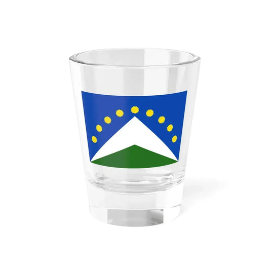 Flag of Junin (Peru) Shot Glass 1.5oz 1.5oz - Go Mug Yourself