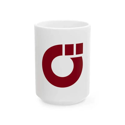 Flag of Juo Ibaraki (Japan) White Coffee Mug 15oz - Go Mug Yourself