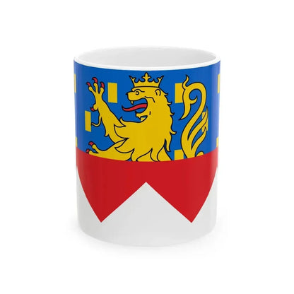 Flag of Jura department (France) White Coffee Mug 11oz - Go Mug Yourself