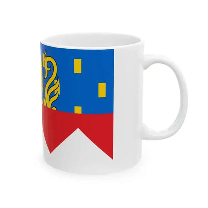 Flag of Jura department (France) White Coffee Mug - Go Mug Yourself