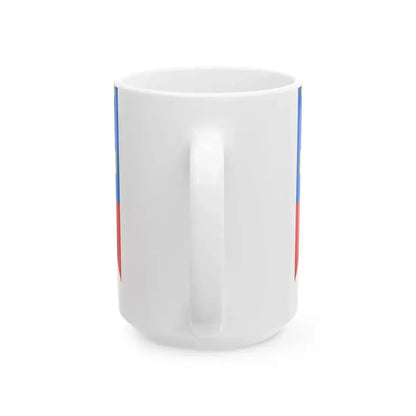 Flag of Jura department (France) White Coffee Mug - Go Mug Yourself