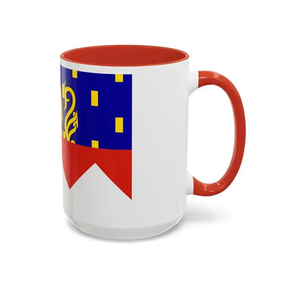 Flag of Jura France 2 - Accent Coffee Mug - Go Mug Yourself