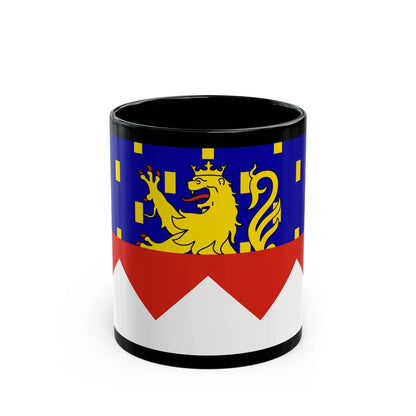 Flag of Jura France 2 - Black Coffee Mug-11oz-Go Mug Yourself