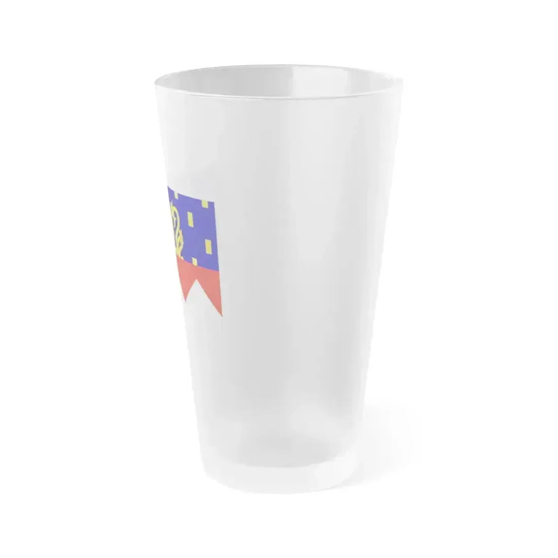 Flag of Jura France 2 - Frosted Pint Glass 16oz - Go Mug Yourself