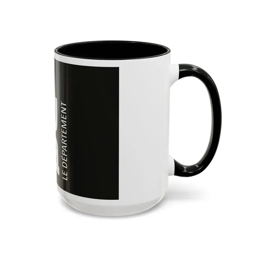Flag of Jura France - Accent Coffee Mug - Go Mug Yourself