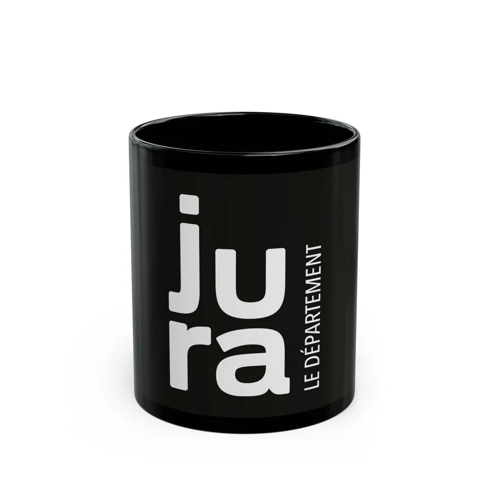 Flag of Jura France - Black Coffee Mug-11oz-Go Mug Yourself