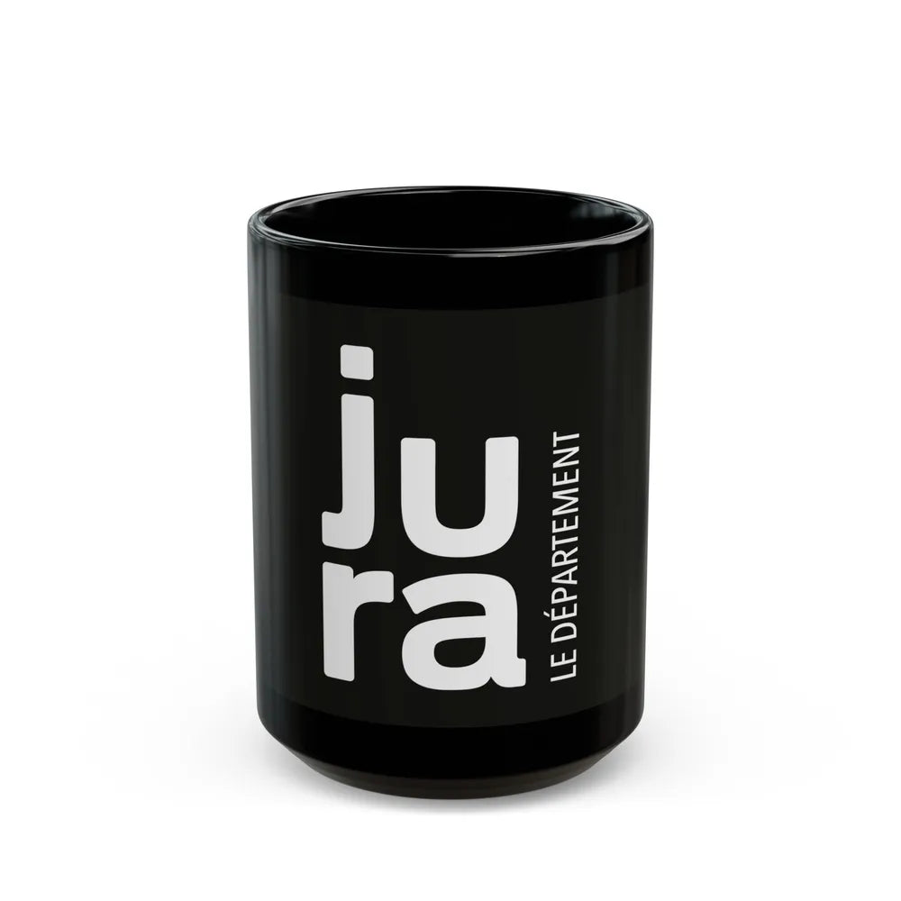 Flag of Jura France - Black Coffee Mug-15oz-Go Mug Yourself