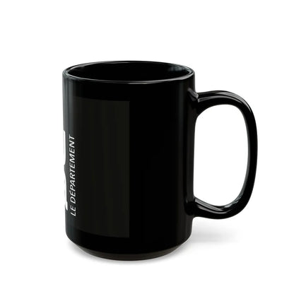 Flag of Jura France - Black Coffee Mug-Go Mug Yourself