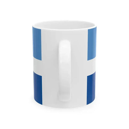 Flag of Jurmala (Latvia) White Coffee Mug - Go Mug Yourself