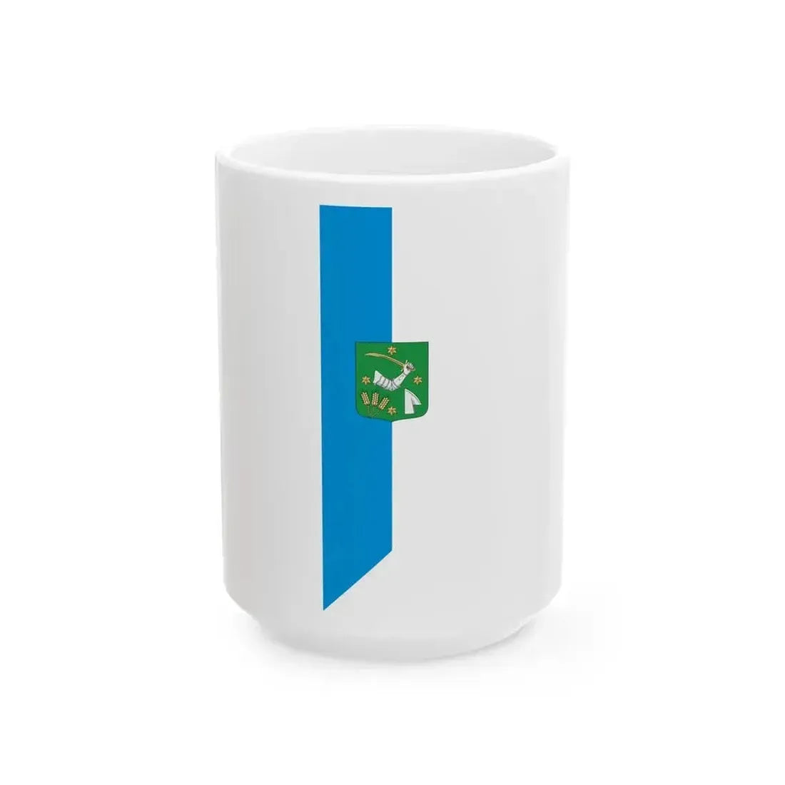 Flag of Kaba vertical (Hungary) White Coffee Mug 15oz - Go Mug Yourself