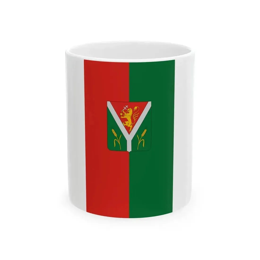 Flag of Kadarkut (Hungary) White Coffee Mug 11oz - Go Mug Yourself