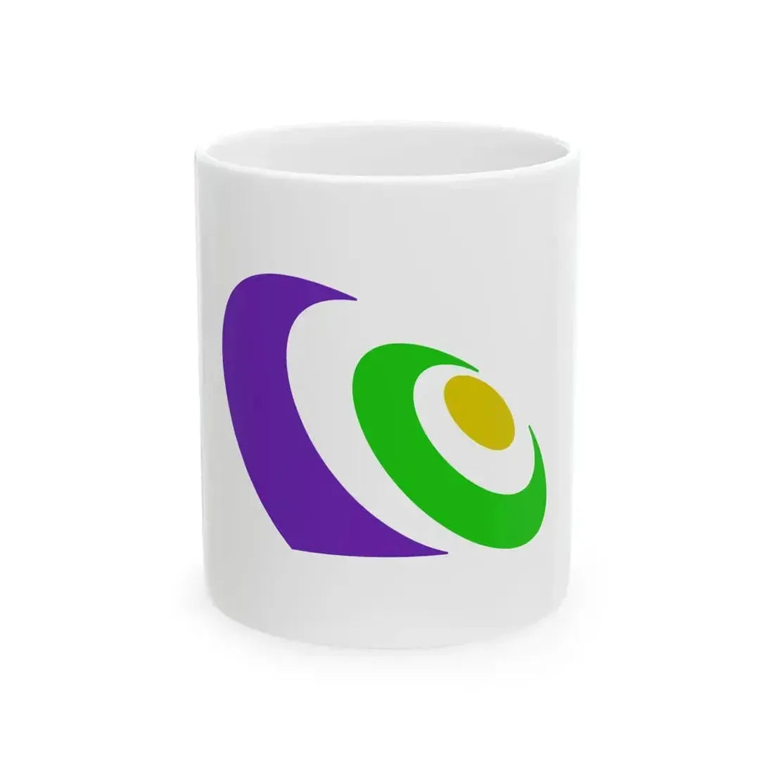 Flag of Kaga Ishikawa (Japan) White Coffee Mug 11oz - Go Mug Yourself