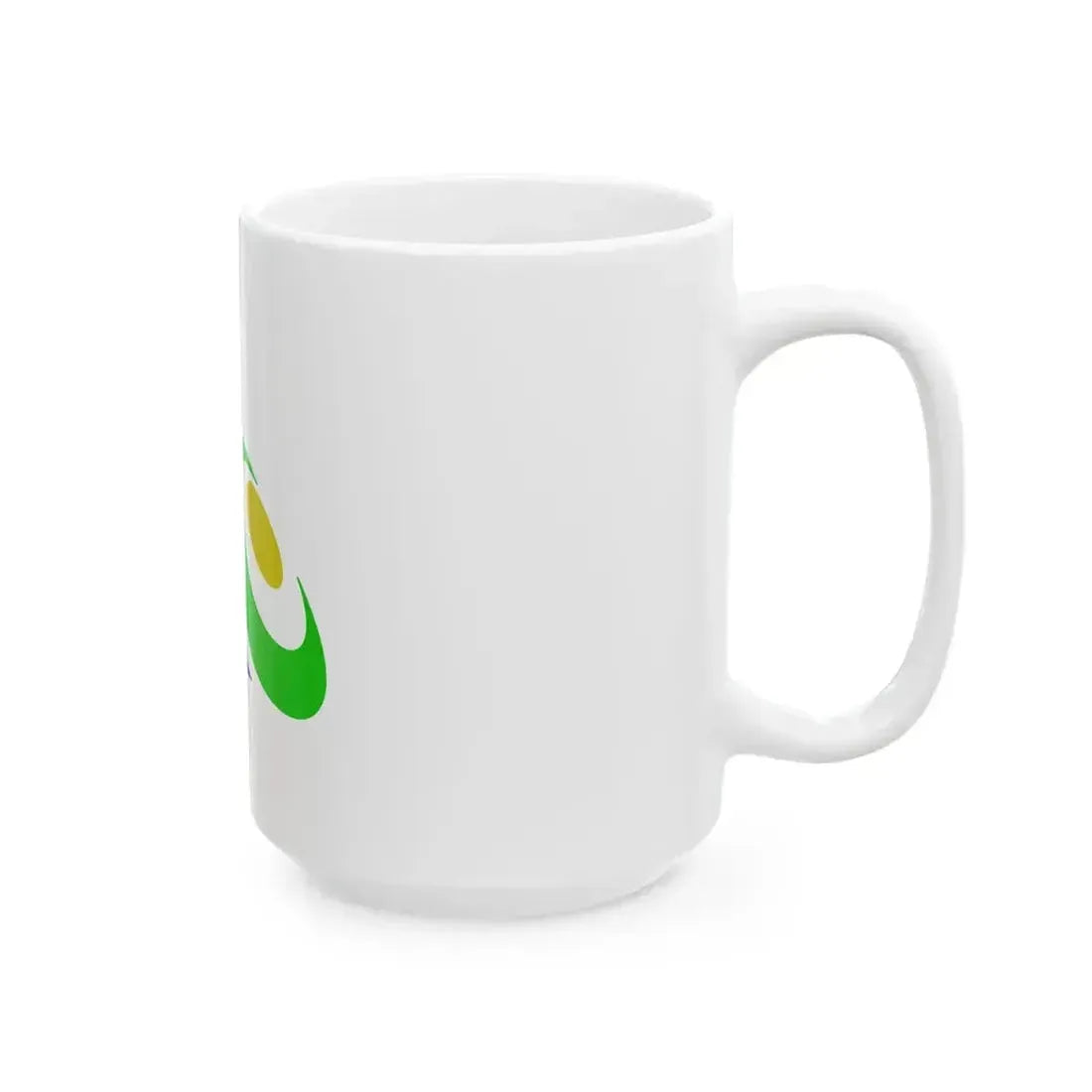 Flag of Kaga Ishikawa (Japan) White Coffee Mug - Go Mug Yourself