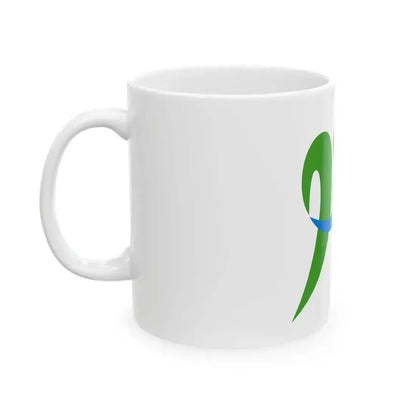 Flag of Kagamino Okayama (Japan) White Coffee Mug - Go Mug Yourself