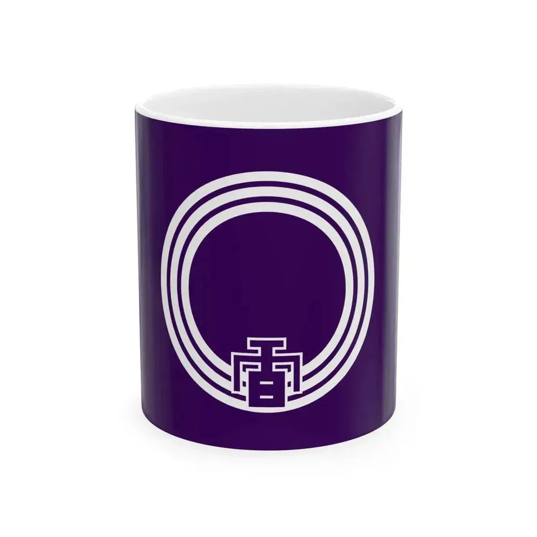 Flag of Kagawa Kagawa 1956-2006 (Japan) White Coffee Mug 11oz - Go Mug Yourself