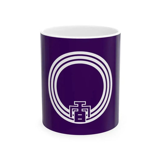 Flag of Kagawa Kagawa 1956-2006 (Japan) White Coffee Mug 11oz - Go Mug Yourself