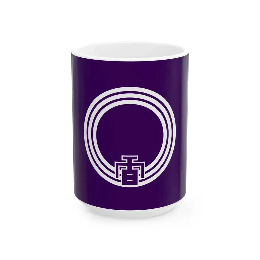 Flag of Kagawa Kagawa 1956-2006 (Japan) White Coffee Mug 15oz - Go Mug Yourself