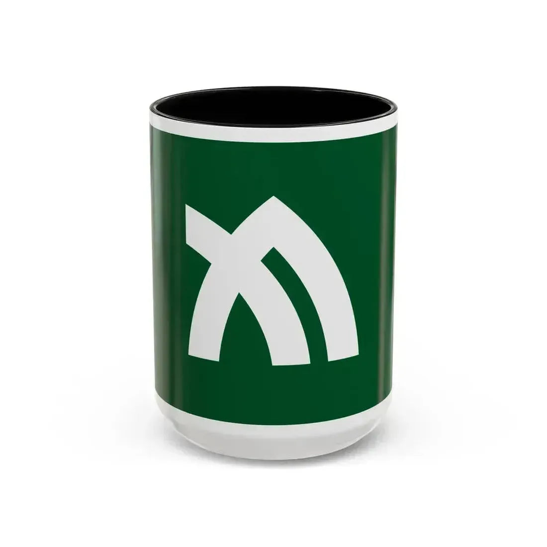 Flag of Kagawa Prefecture Japan - Accent Coffee Mug 15oz Black - Go Mug Yourself