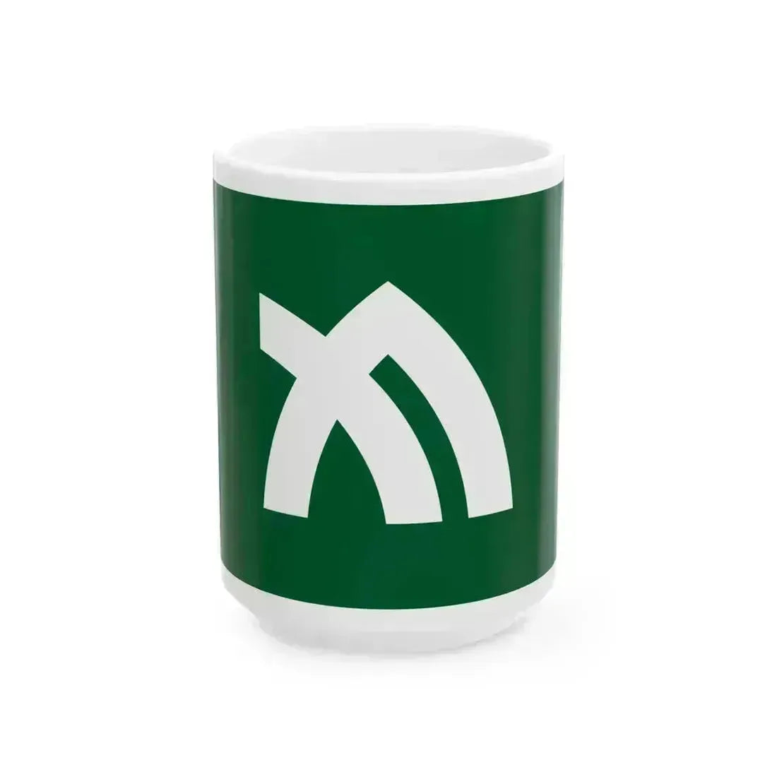 Flag of Kagawa Prefecture (Japan) White Coffee Mug 15oz - Go Mug Yourself