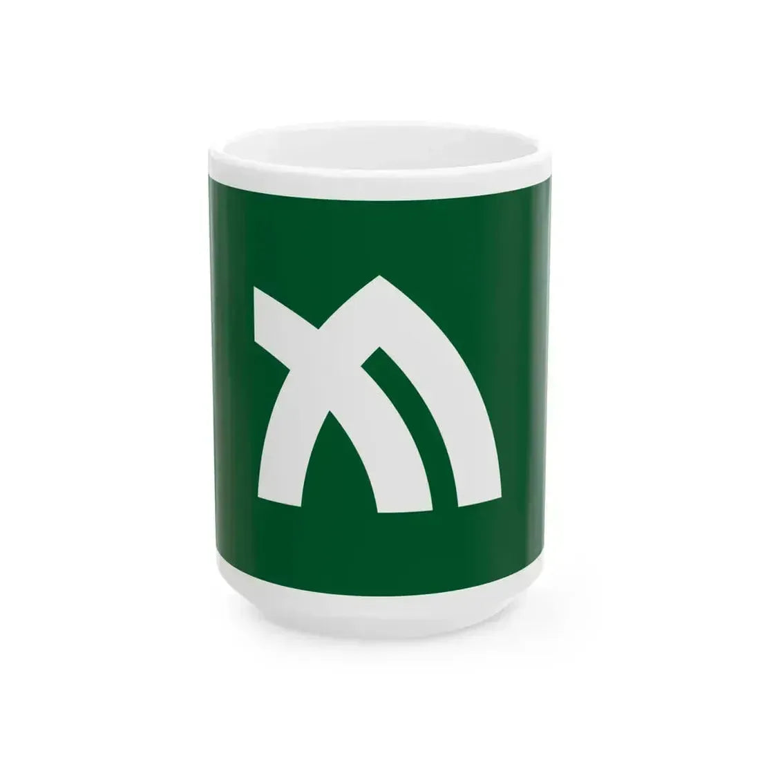 Flag of Kagawa Prefecture Japan - White Coffee Mug 15oz - Go Mug Yourself