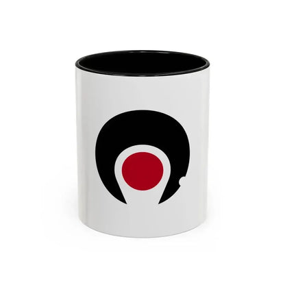 Flag of Kagoshima Prefecture Japan - Accent Coffee Mug 11oz Black - Go Mug Yourself