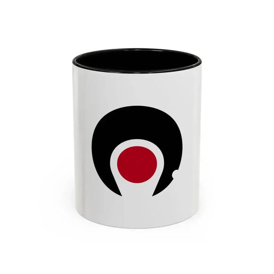 Flag of Kagoshima Prefecture Japan - Accent Coffee Mug 11oz Black - Go Mug Yourself