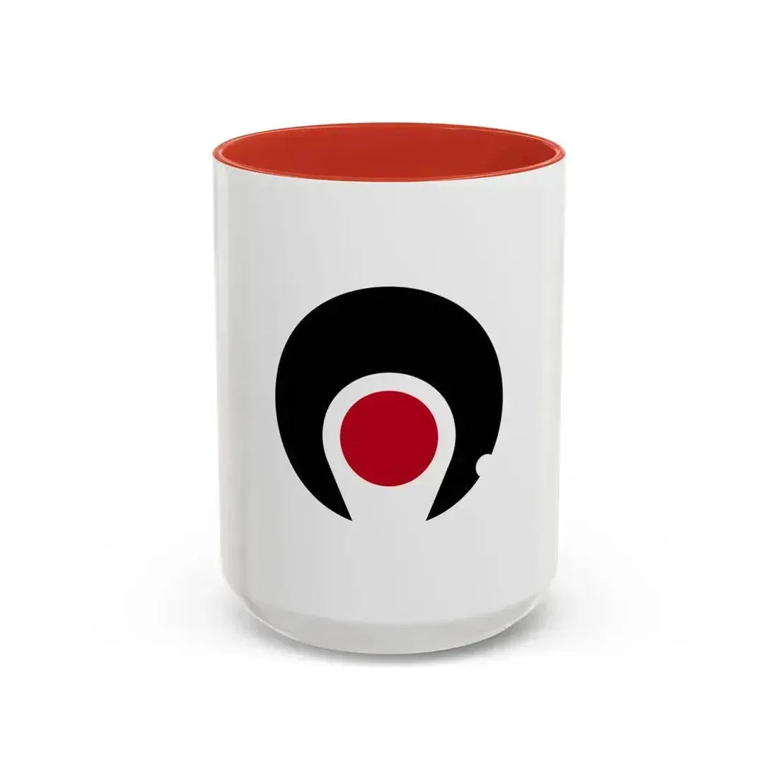 Flag of Kagoshima Prefecture Japan - Accent Coffee Mug 15oz Red - Go Mug Yourself