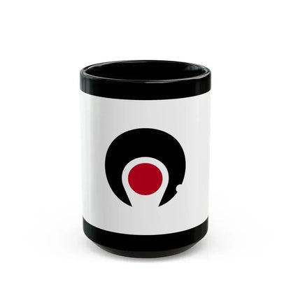 Flag of Kagoshima Prefecture Japan - Black Coffee Mug 15oz - Go Mug Yourself