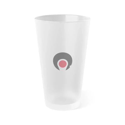 Flag of Kagoshima Prefecture Japan - Frosted Pint Glass 16oz 16oz Frosted - Go Mug Yourself