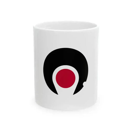 Flag of Kagoshima Prefecture (Japan) White Coffee Mug 11oz - Go Mug Yourself