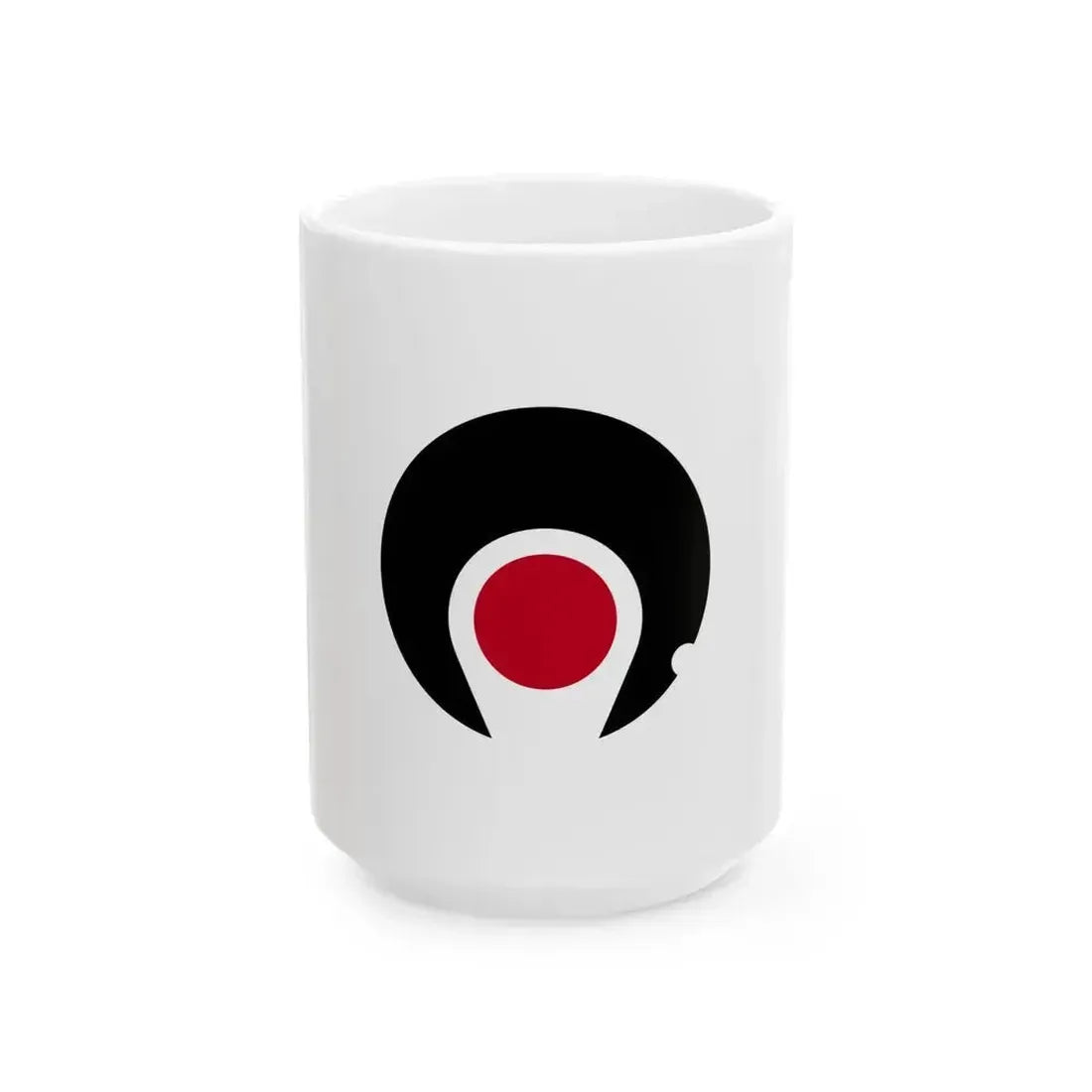 Flag of Kagoshima Prefecture Japan - White Coffee Mug 15oz - Go Mug Yourself