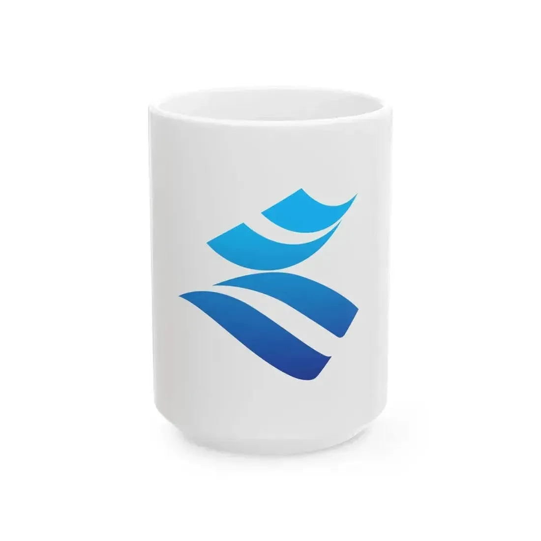 Flag of Kagoshima Prefecture symbol (Japan) White Coffee Mug 15oz - Go Mug Yourself