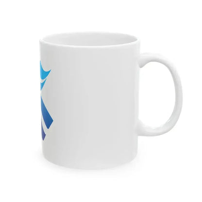 Flag of Kagoshima Prefecture symbol (Japan) White Coffee Mug - Go Mug Yourself