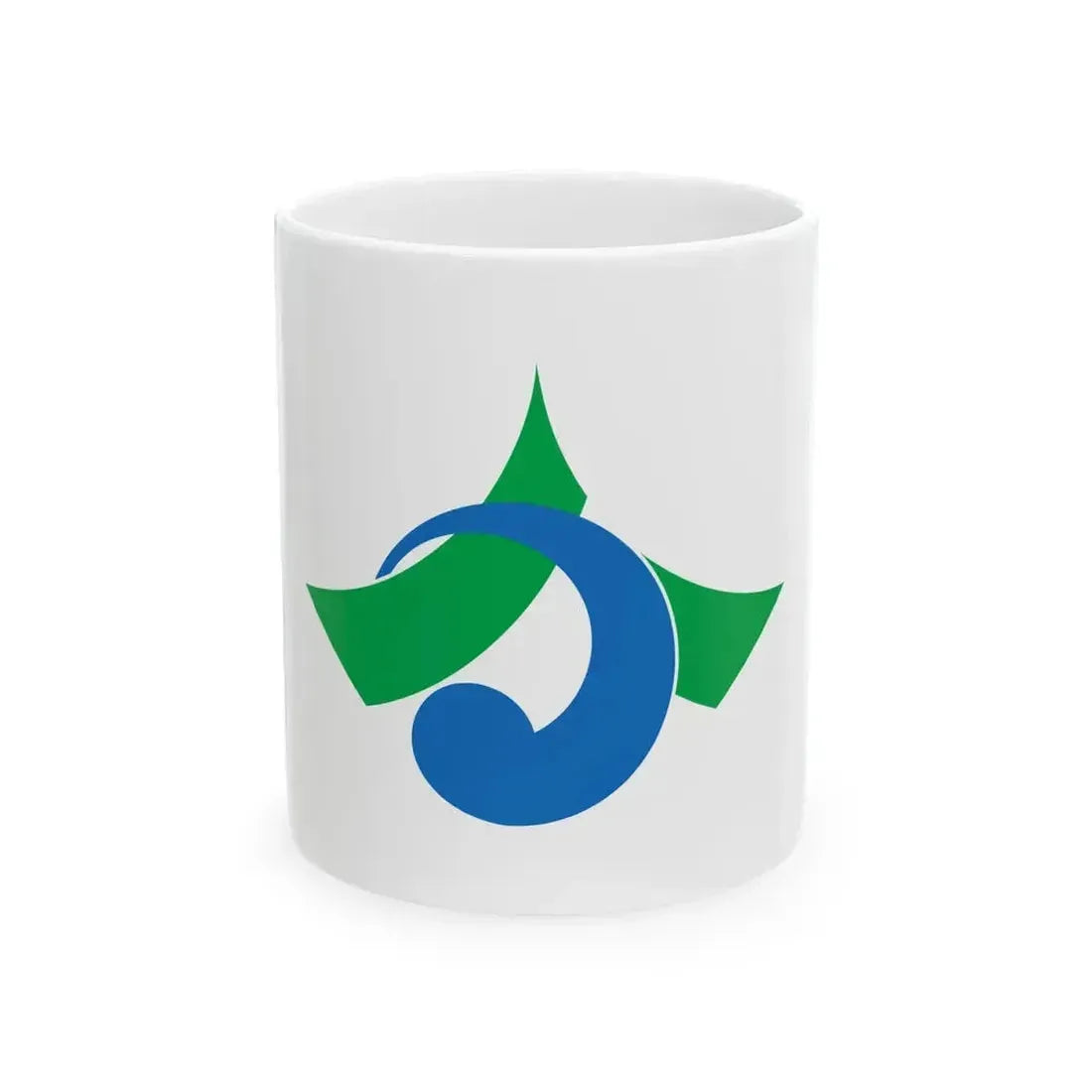 Flag of Kahoku Ishikawa (Japan) White Coffee Mug 11oz - Go Mug Yourself