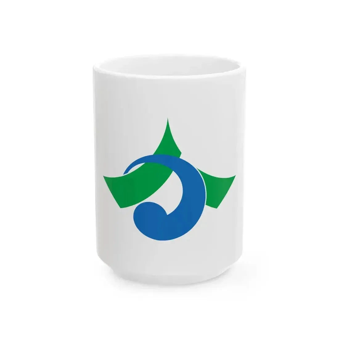 Flag of Kahoku Ishikawa (Japan) White Coffee Mug 15oz - Go Mug Yourself